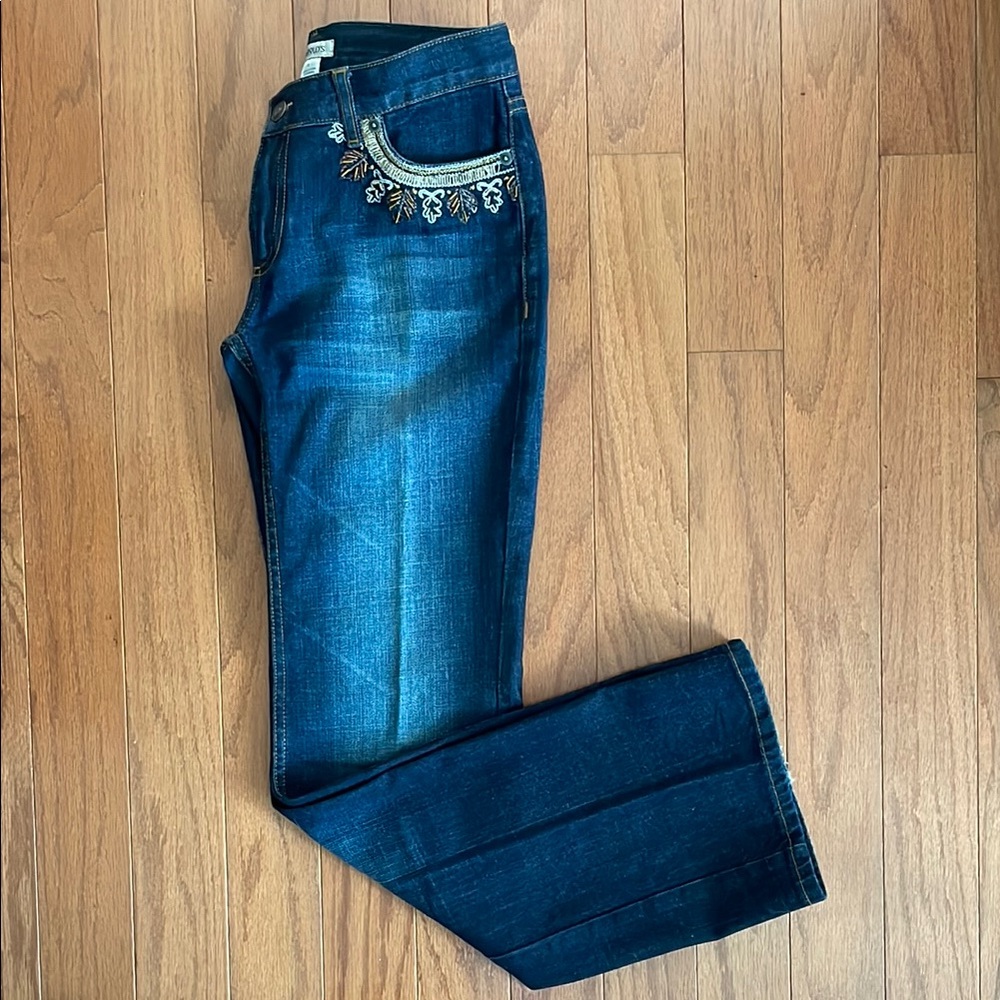 Harold’s Embroidered Blue Jeans